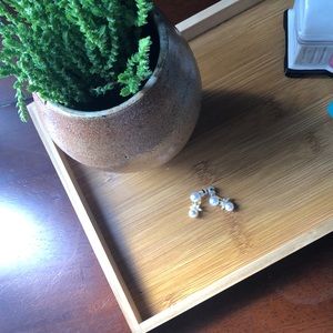 Pearl earrings